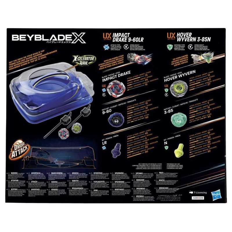 beyblade x set batalla drop attack seward (hasbro - g0842eu4) beyblade x set batalla drop attack seward (hasbro - g0842eu4)