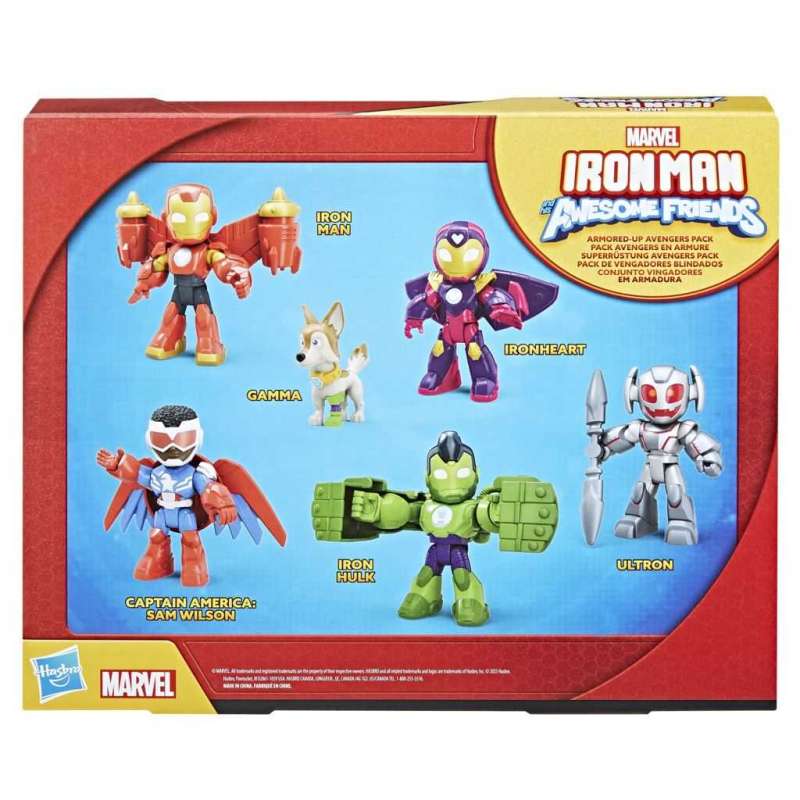 iron man and friends pack vengadores blindados (hasbro - g12555l0) iron man and friends pack vengadores blindados (hasbro - g12555l0)