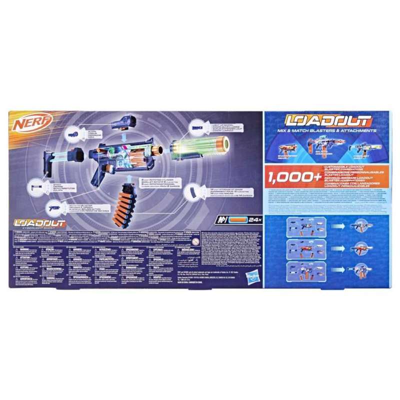 nerf load out cyberlight ghost ( hasbro - g18244n0) nerf load out cyberlight ghost ( hasbro - g18244n0)