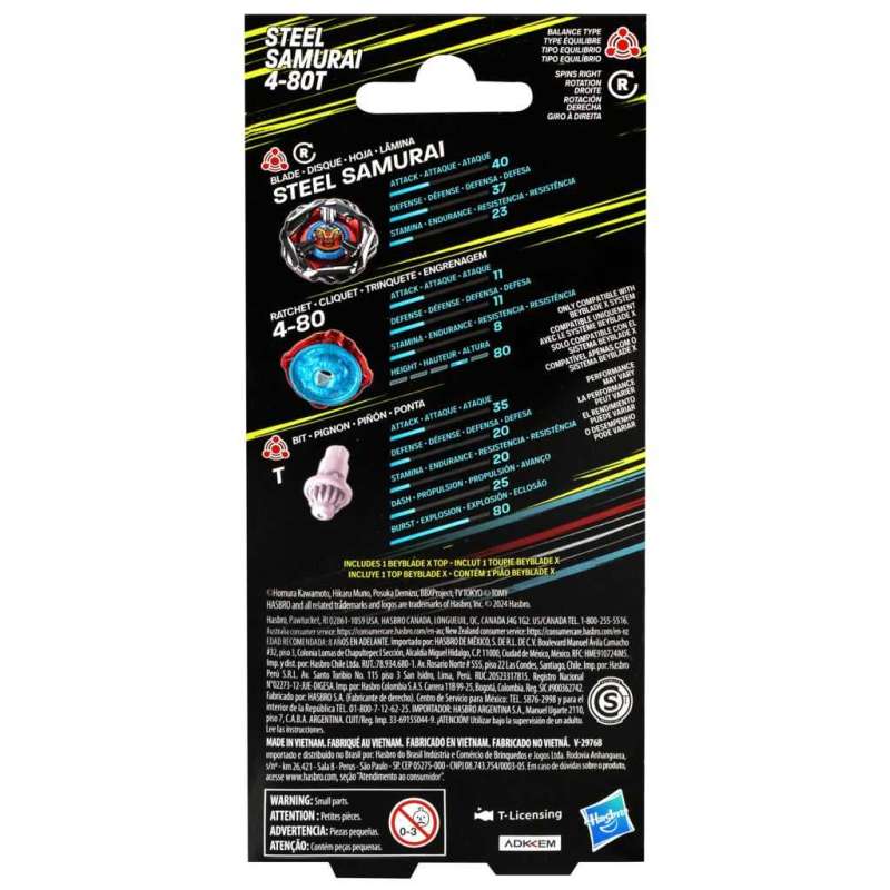 beyblade bbx booster single top surtidos (hasbro - f9590eu4)