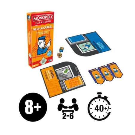 monopoly expansion: ve a la carcel (hasbro - g0719105)