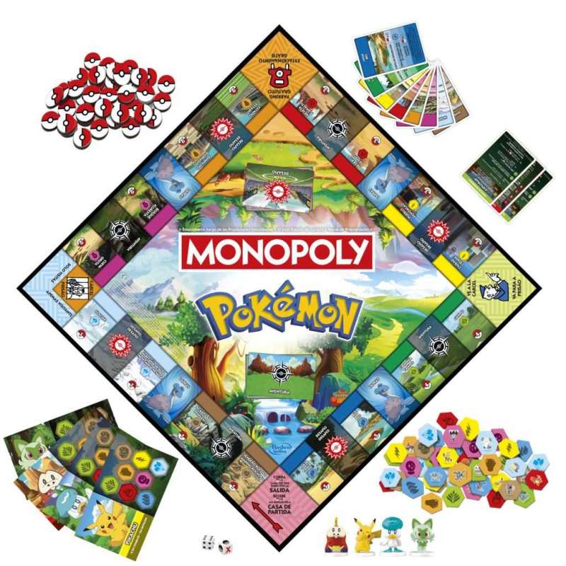 monopoly pokemon (hasbro - g0716175) monopoly pokemon (hasbro - g0716175)