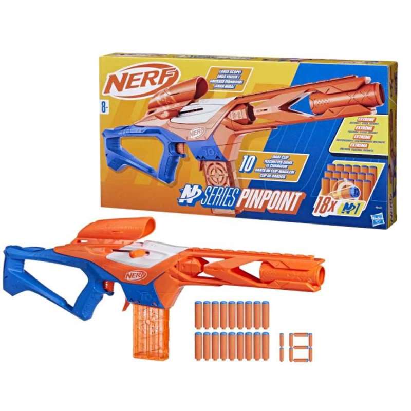 nerf n series lanzador pinpoint (hasbro - f8621eu4) nerf n series lanzador pinpoint (hasbro - f8621eu4)
