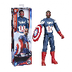 capitan america bnw figura titan hero (hasbro - f92765l0) capitan america bnw figura titan hero (hasbro - f92765l0)