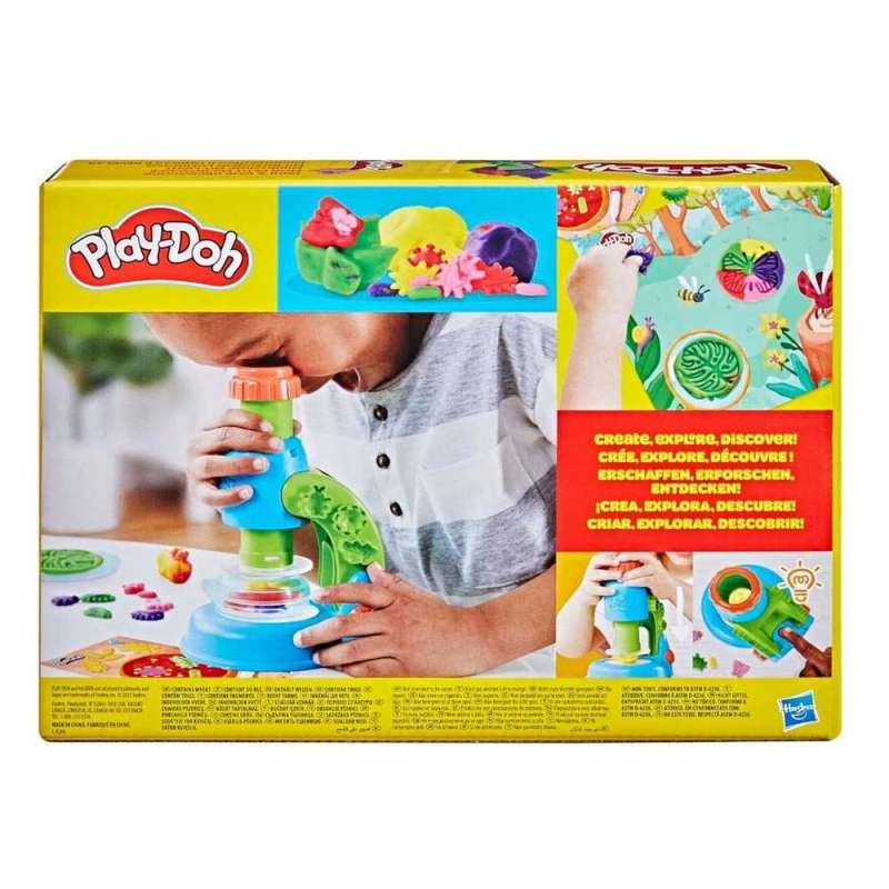 play-doh microscopio luminoso (hasbro - g04945l0)