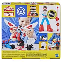 play-doh marvel moto cortadora del capitan america (hasbro - g05555l0)