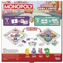 monopoly junior 2 juegos en 1 (hasbro - g1856105)