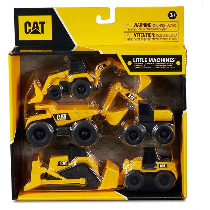 little machines pack 5 vehiculos (funrise - 82150)