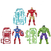 avengers actionverse figura de accion surtidas (hasbro - g24695l0)