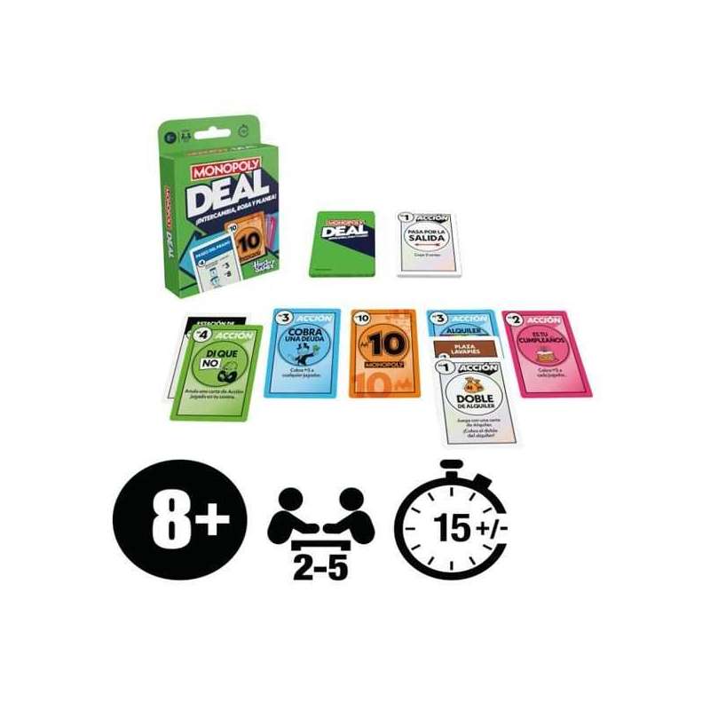 monopoly deal nuevo (hasbro - g0351eds) monopoly deal nuevo (hasbro - g0351eds)
