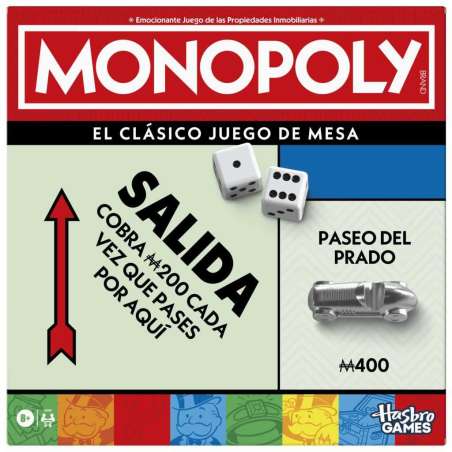 monopoly clasico refresh madrid (hasbro - c1009546)