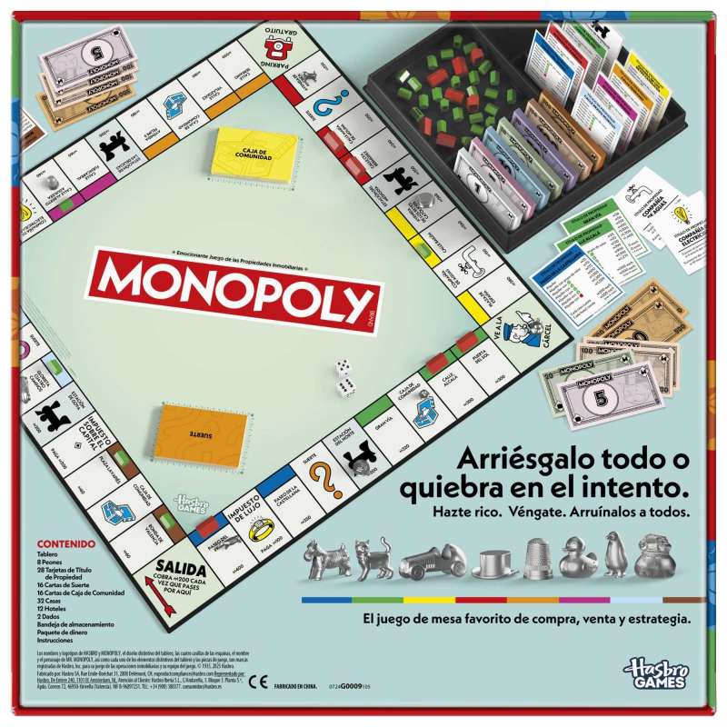 monopoly clasico refresh madrid (hasbro - c1009546) monopoly clasico refresh madrid (hasbro - c1009546)
