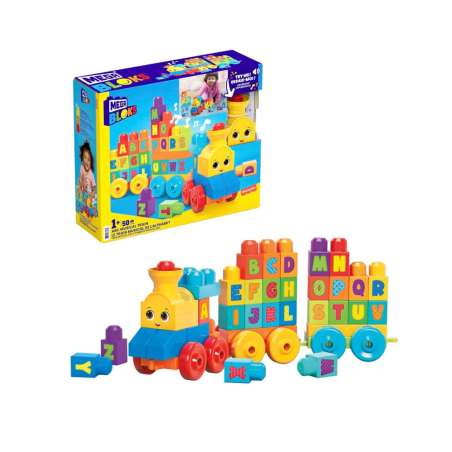 megablocks tren musical abc (mattel fwk22)