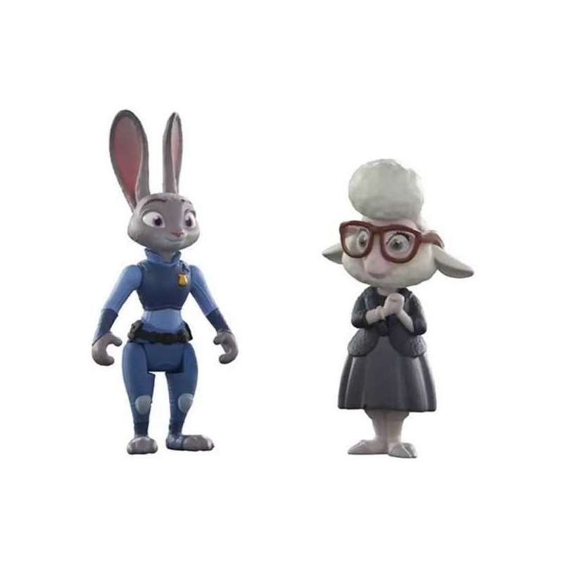 zootropolis pack 2 figuras 10 cm surtidas (jazwares - zotp0061)