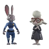 zootropolis pack 2 figuras 10 cm surtidas (jazwares - zotp0061)