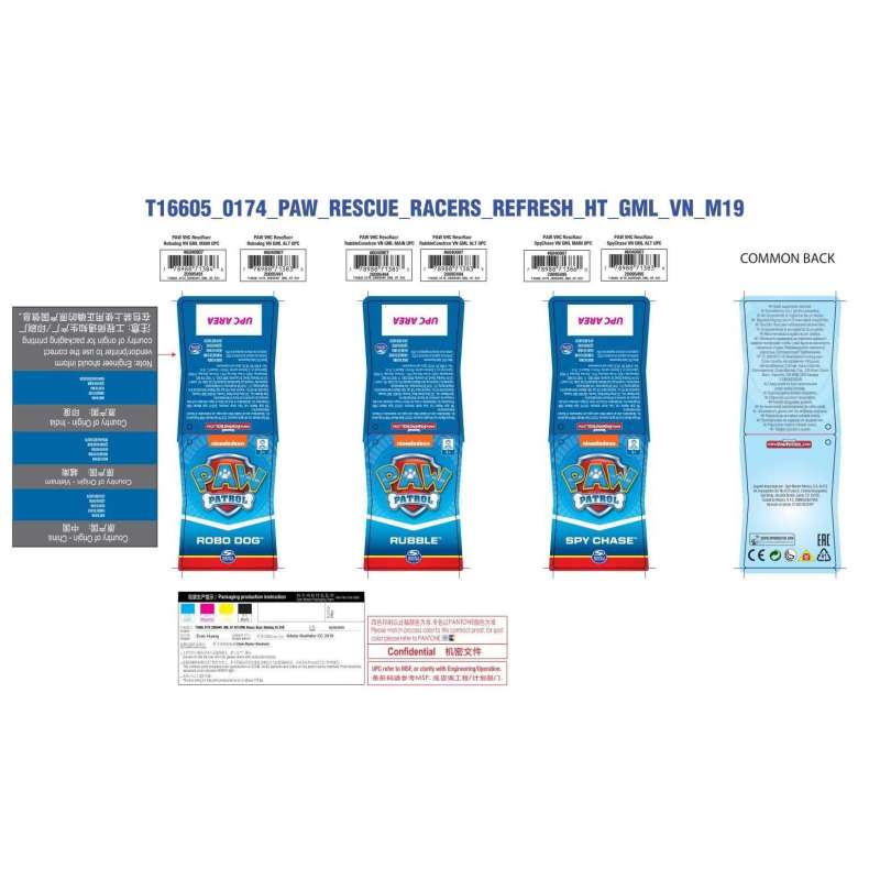 paw patrol vehiculo rescue racers surtidos (spin master - 6040907