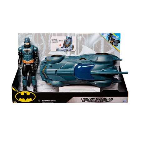 batman batmovil + figura batman 30 cm ( spin master - 6070521 )