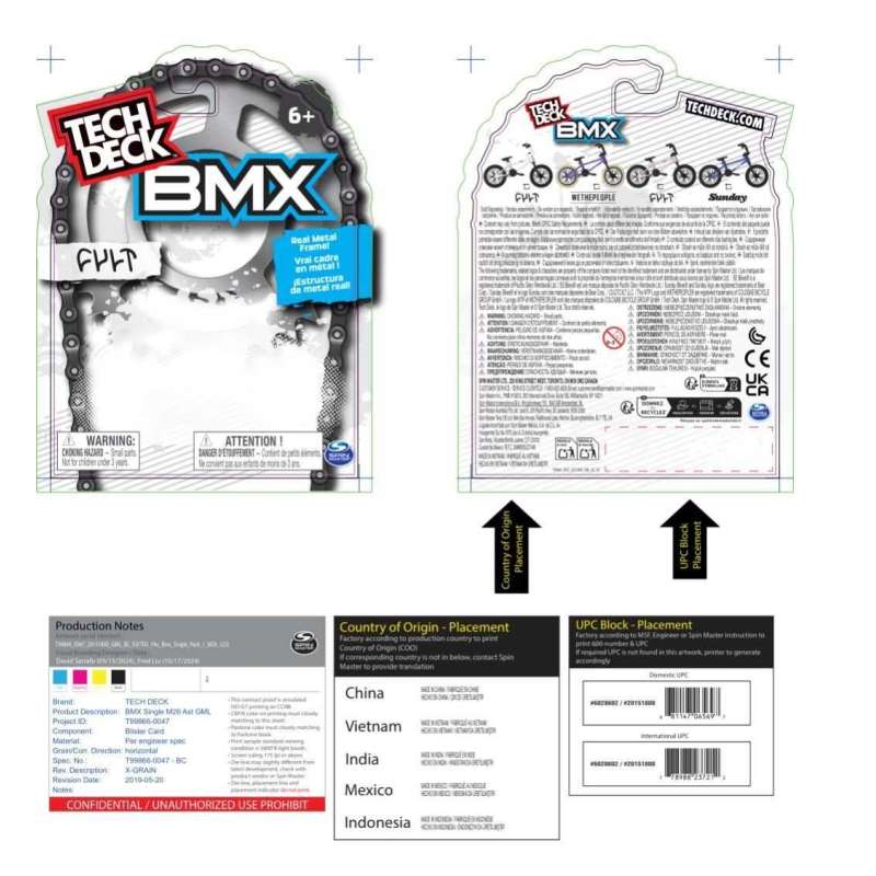 tech deck bmx single pack surtido (spin master - 6028602) tech deck bmx single pack surtido (spin master - 6028602)