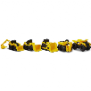 little machines pack 5 vehiculos (funrise - 82150)