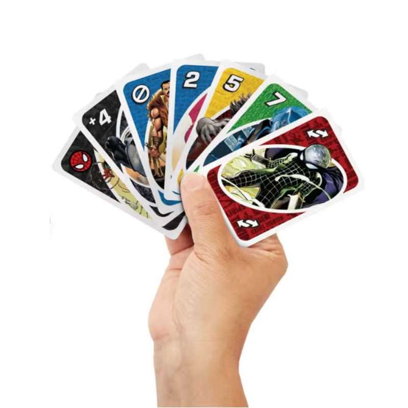 uno spiderman (mattel - hxy08)