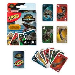 mattel games uno jurassic world (mattel - jft28)
