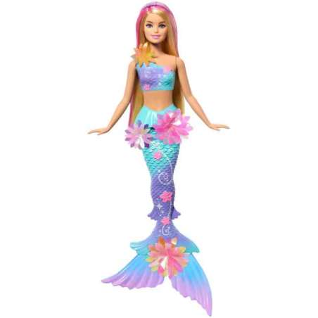 barbie sirena florece rubia ( mattel - jdm72)