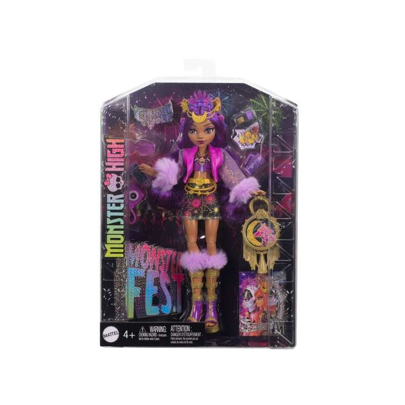 monster high fiesta muÑeca clawdeen wolf (mattel - hxh80)
