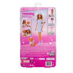 barbie twinning look muÑeca morena con perro (mattel - jfp38)