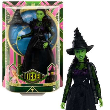 wicked muÑeca elphaba thropp (mattel - hxt62)