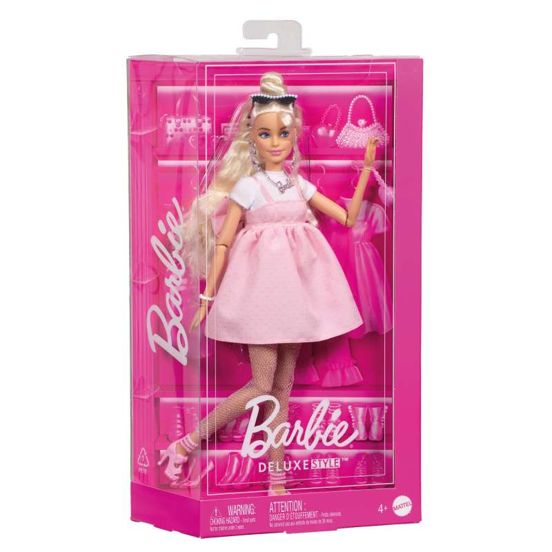 barbie deluxe muÑeca con vestido y lazo (mattel - hyv27) barbie deluxe muÑeca con vestido y lazo (mattel - hyv27)