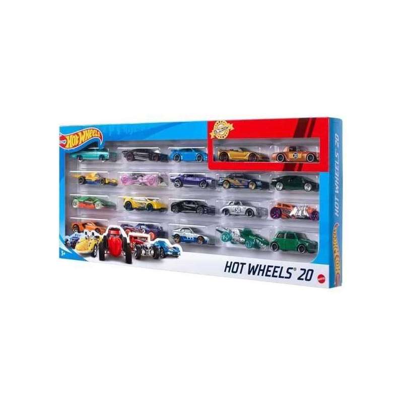 hot wheels pack 20 coches basicos (mattel - h7045) hot wheels pack 20 coches basicos (mattel - h7045)