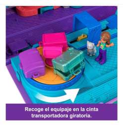 polly pocket cofre avion de gatito (mattel - hwp19)
