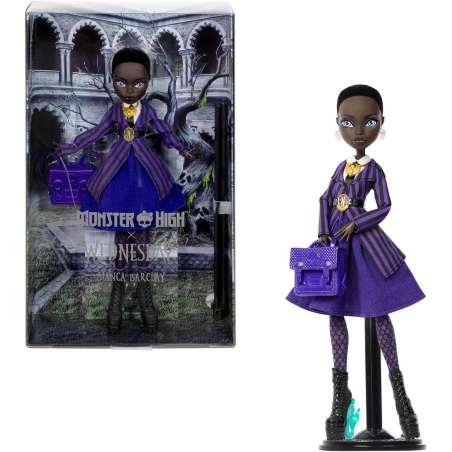 monster high wednesday muÑeca bianca barclay (mattel - jdr71)