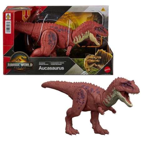 jurassic world wild roar dinosaurio aucasaurus (mattel - jgb88)