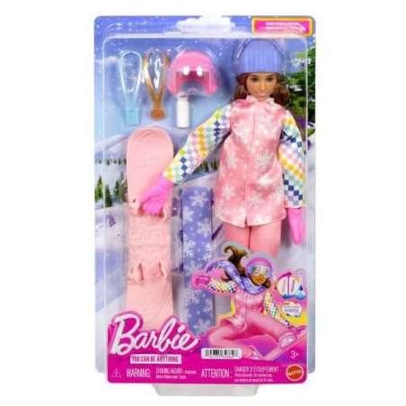 barbie deluxe career snowboarding (mattel - jkf78)