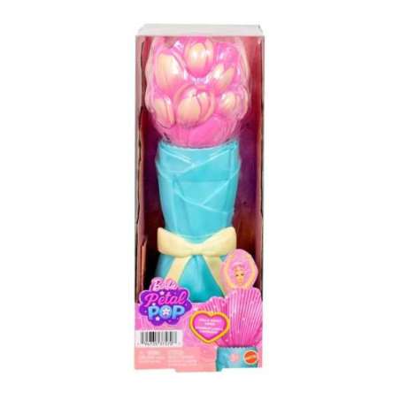 barbie petal pop muÑeca tulipan rosa (mattel - jmf57)