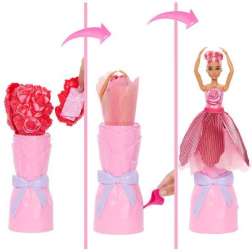 barbie petal pop muÑeca rosa roja (mattel - jmf59)