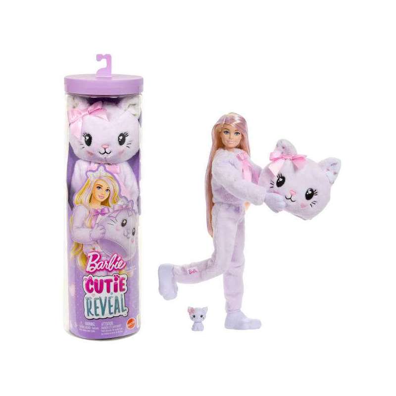 barbie cutie reveal lazos dulces gatito lila (mattel - jjp64) barbie cutie reveal lazos dulces gatito lila (mattel - jjp64)