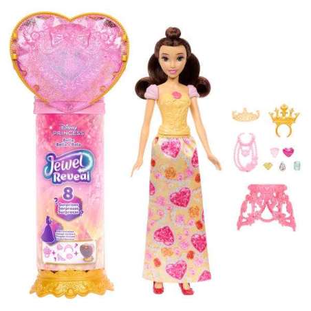 disney princess muÑeca bella reveal (mattel - jhl51)