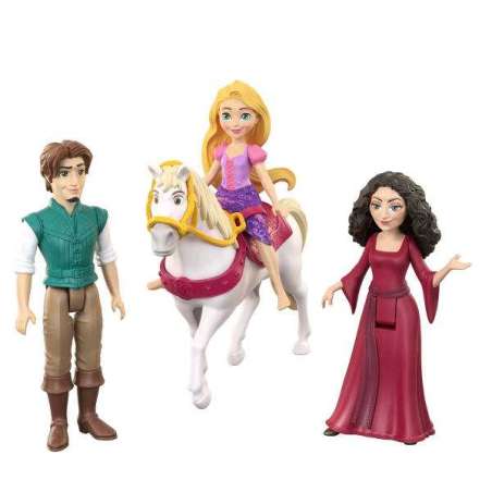 disney princess conjunto de personajes de rapunzel (mattel - jhg85)