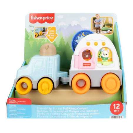 fisher-price bosque de la  amistad camper con remo (mattel - jkd52)