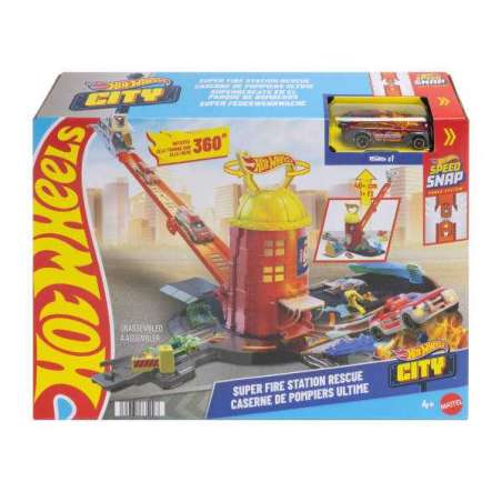 hot wheels city estacion de bomberos (mattel - jhl95)