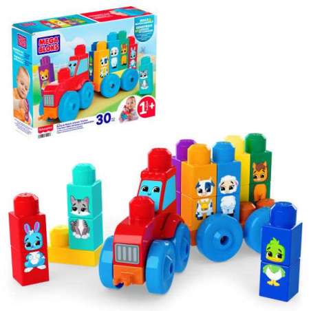 mega bloks tractor contruye y empareja (mattel - jkg33)