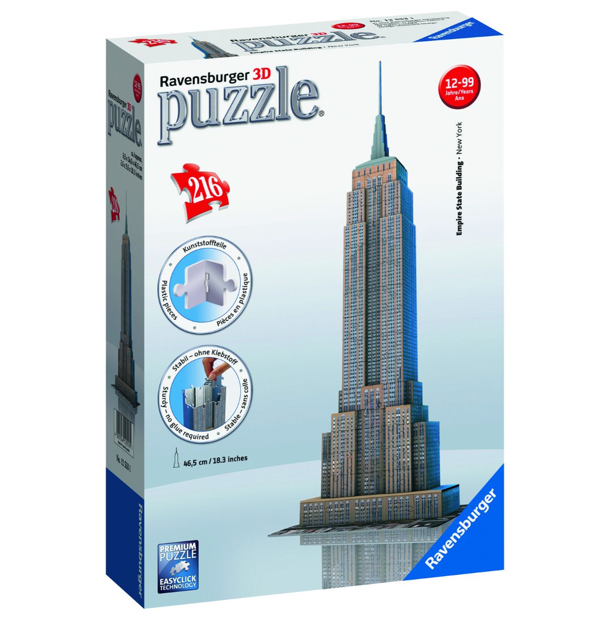 puzzle 3d 216 empire state building