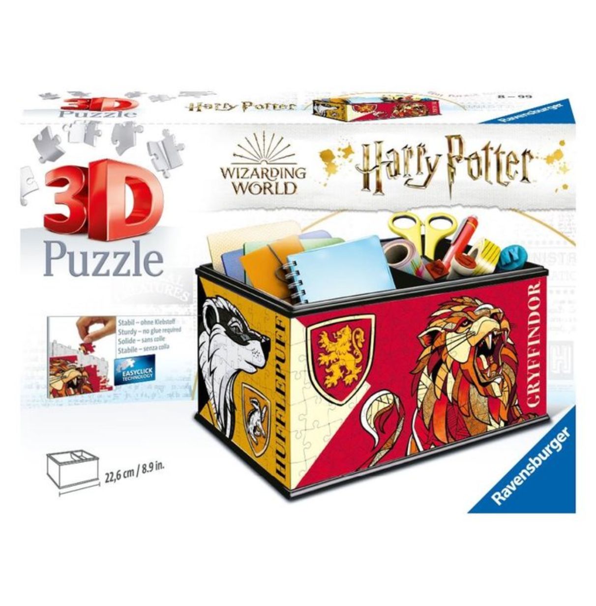 puzzle 3d 216 harry potter treasure box ( ravensburger - 11258 )