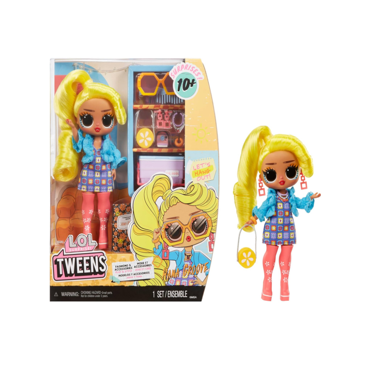 lol surprise muñeca tweens hana groove ( mga - 591658euc )