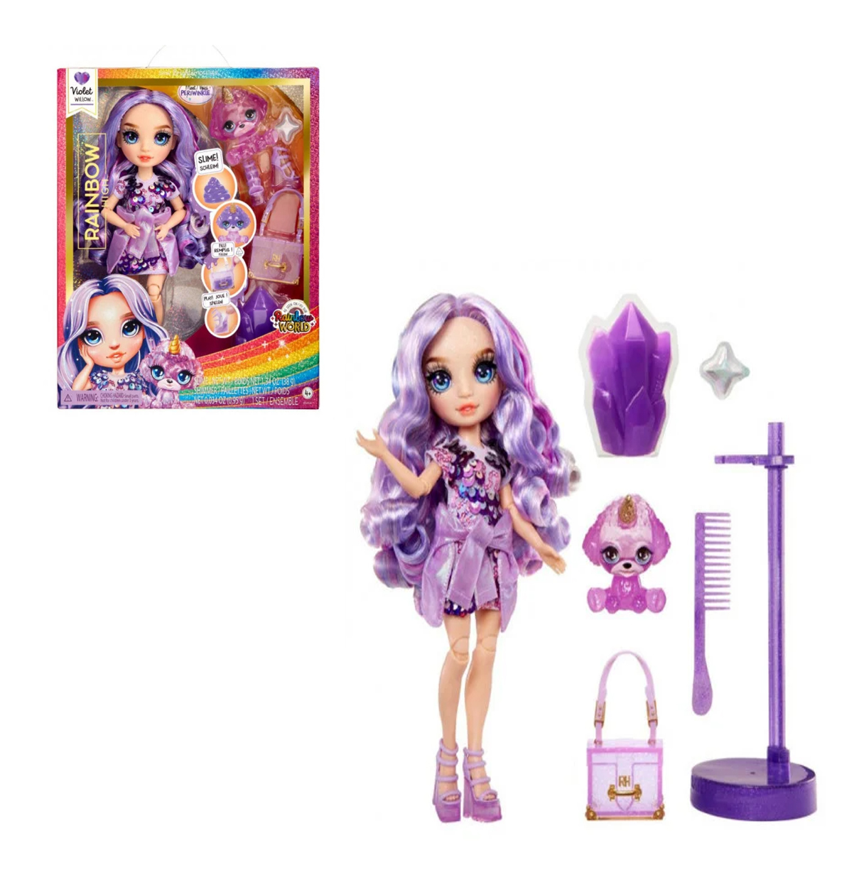 rainbow high rainbow world violet ( mga - 120223eu ) rainbow high rainbow world violet ( mga - 120223eu )