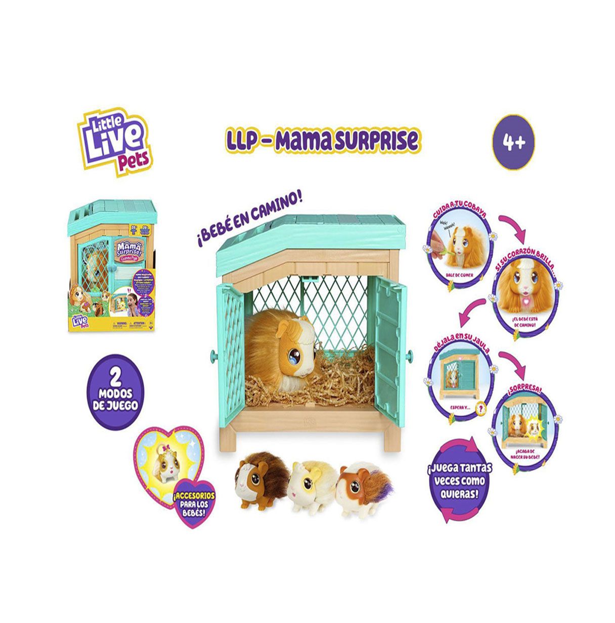 little live pets mama surprise (famosa - lp300000)