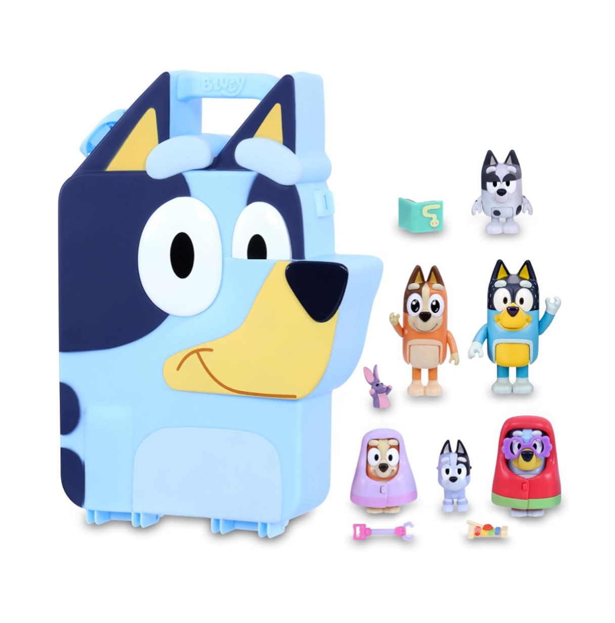 bluey collector case + figuras ( famosa - bly52000)