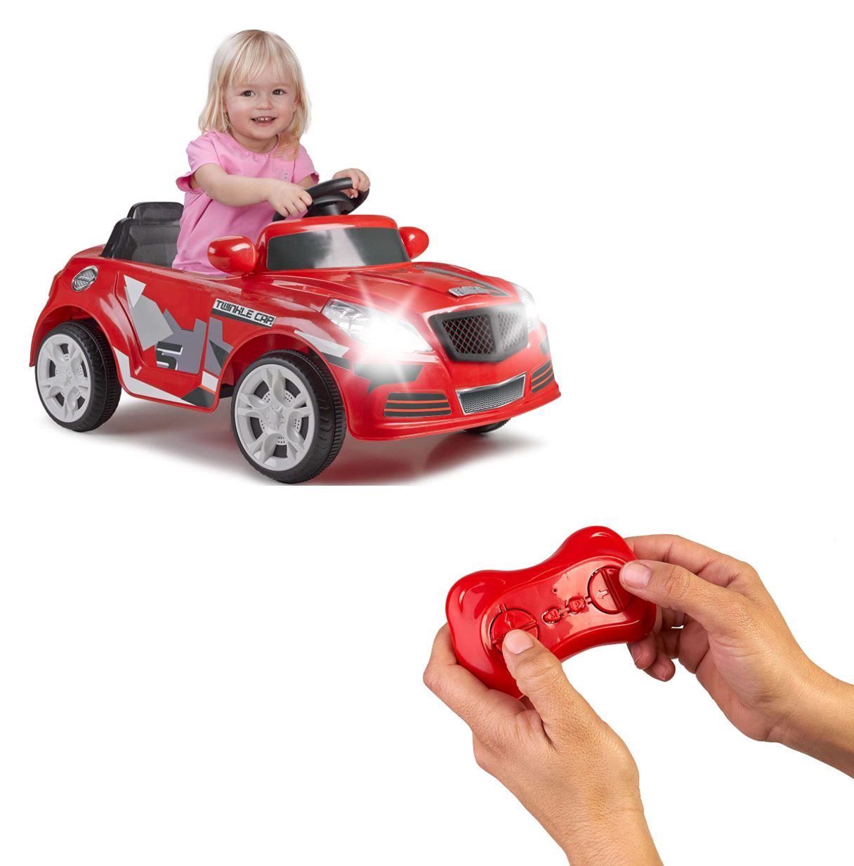 feber coche twinkle car 12 v. r/c (famosa - 800012263)